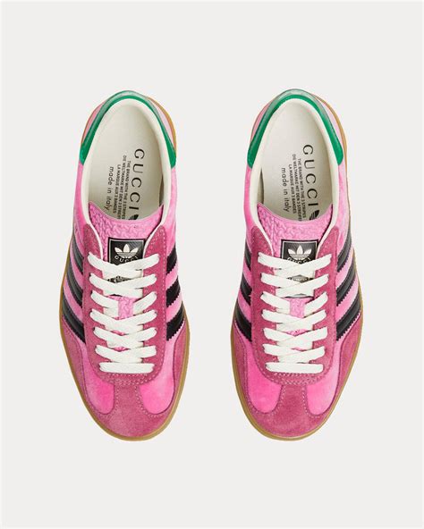 adidas gucci pink sneakers|pink Gucci Adidas shoes.